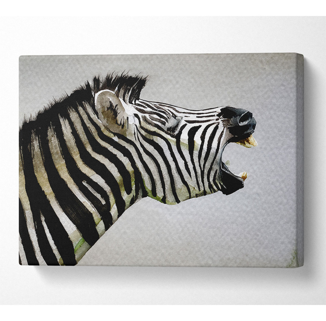 Lachendes Zebra - Druck