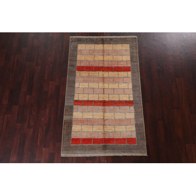 Davyn One-of-a-Kind 3'8" X 6'2" New Age Wool Area Rug in Multicolor