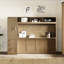 Lit double en bois antique avec garde-robe, tiroirs et espaces de rangement pratiques - Économie d'espace et tablettes polyvalentes de haute qualité