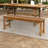 Harbison Acacia Wood Picnic Patio Bench-311870725