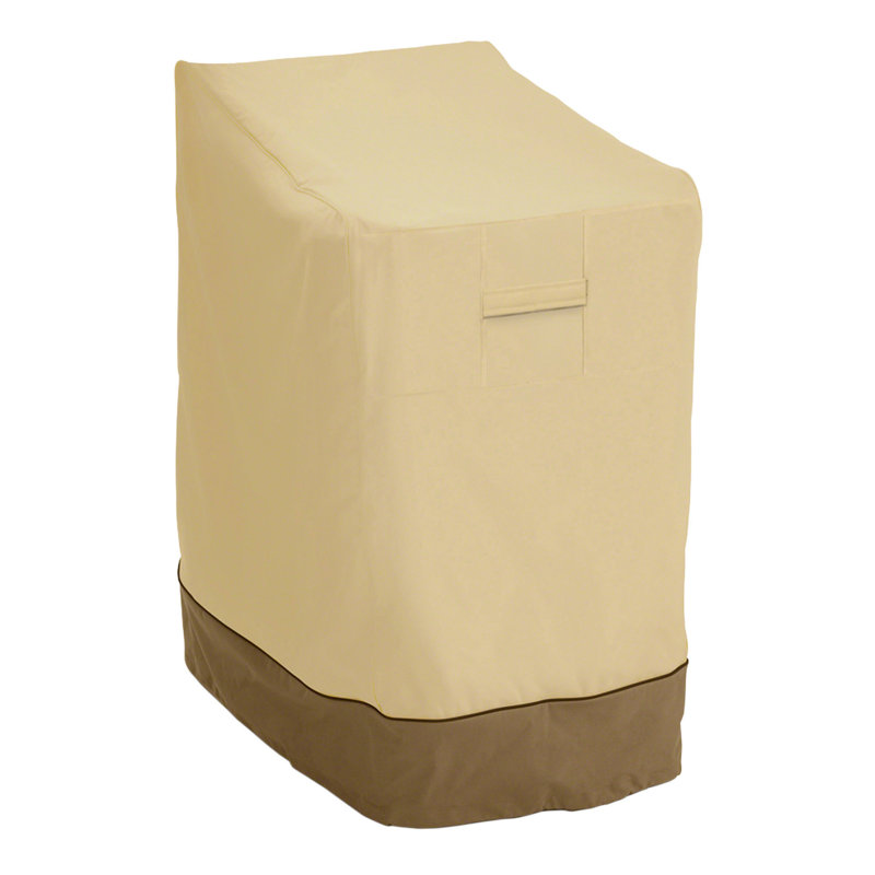 Paulding Patio Furniture Cover for Outdoor Lounge Chairs, 45" H x 25.5" W x 33.5" D, Beige/Brown
