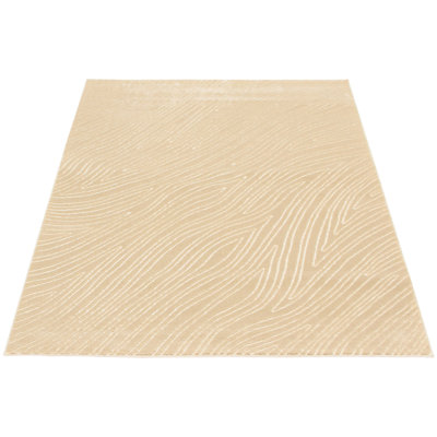 Tapis abstrait beige