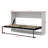Horizontal Murphy Bed Cabinet Twin Size