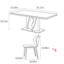 Ensembles de table de salle à manger simple et moderne de style italien-107262146