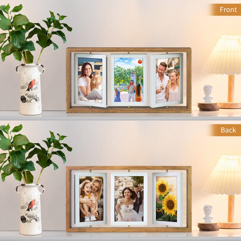 Cadre de photo rotatif 4X6