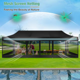10x30 Heavy Duty Pop Up Canopy Tent with 8 Sidewalls, Commercial Gazebo Party Tent