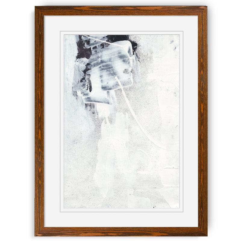 «Fire and Ice I» par Paul Cezanne - reproduction d'art encadrée, H 22 po x l 16 po x P 2 po, Impression encadrée, érable