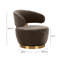 Upholstered Barrel Chair-1743833338