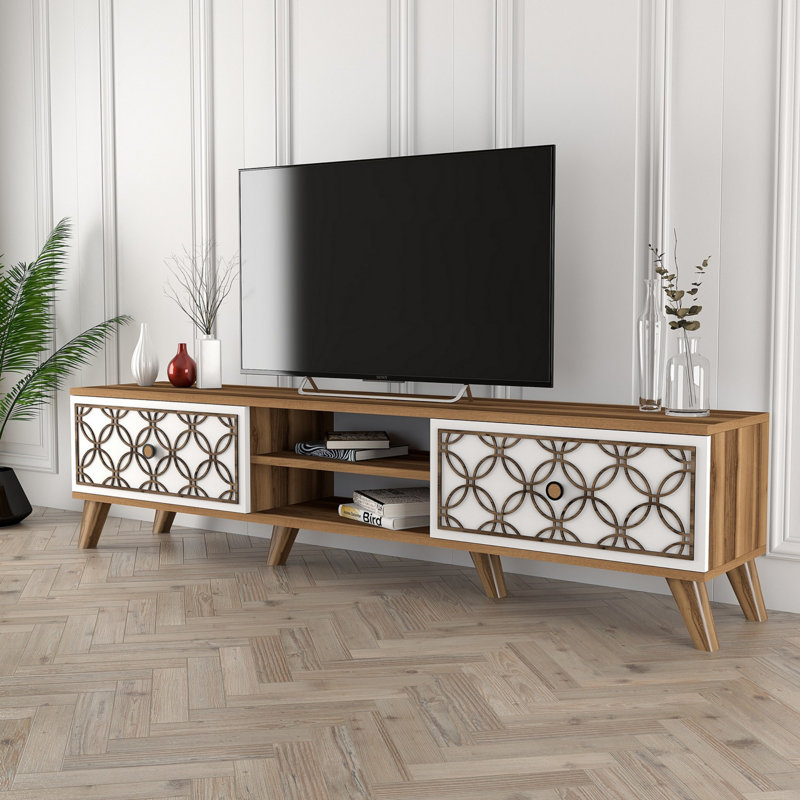 Aayush TV Stand for TVs up to 65", White
