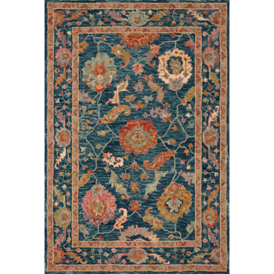 Fierros Wool Oriental Indoor Rug