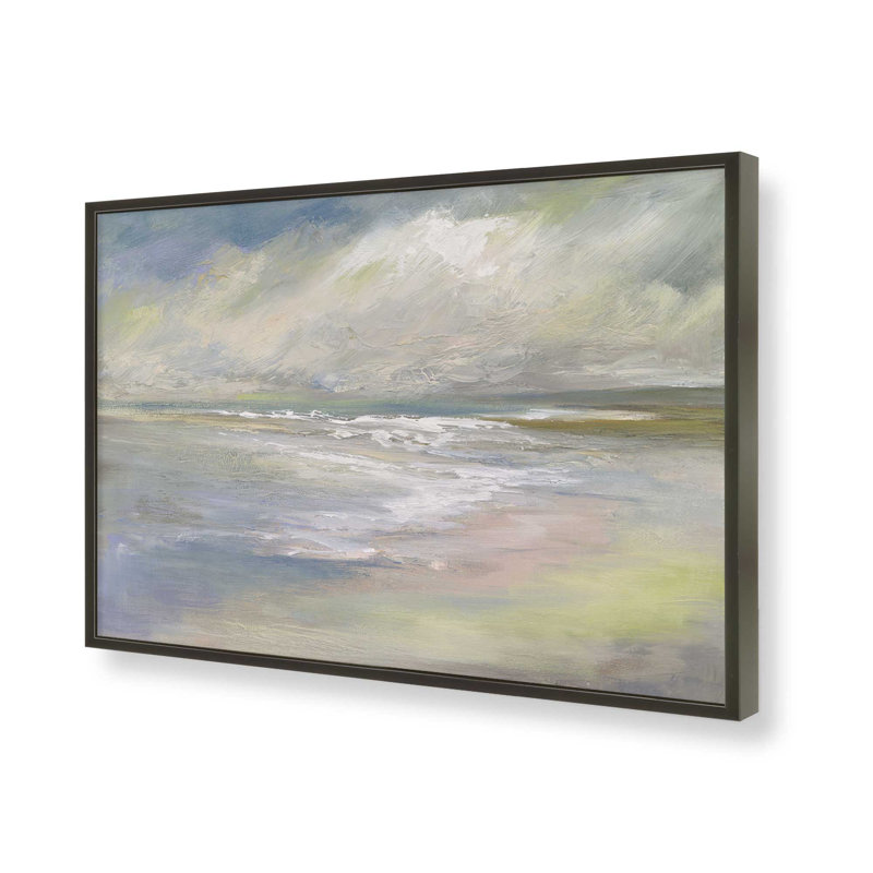 Shoreline Dreams II, Encadrement ouvert, noir satiné, H 12 po x l 15 po