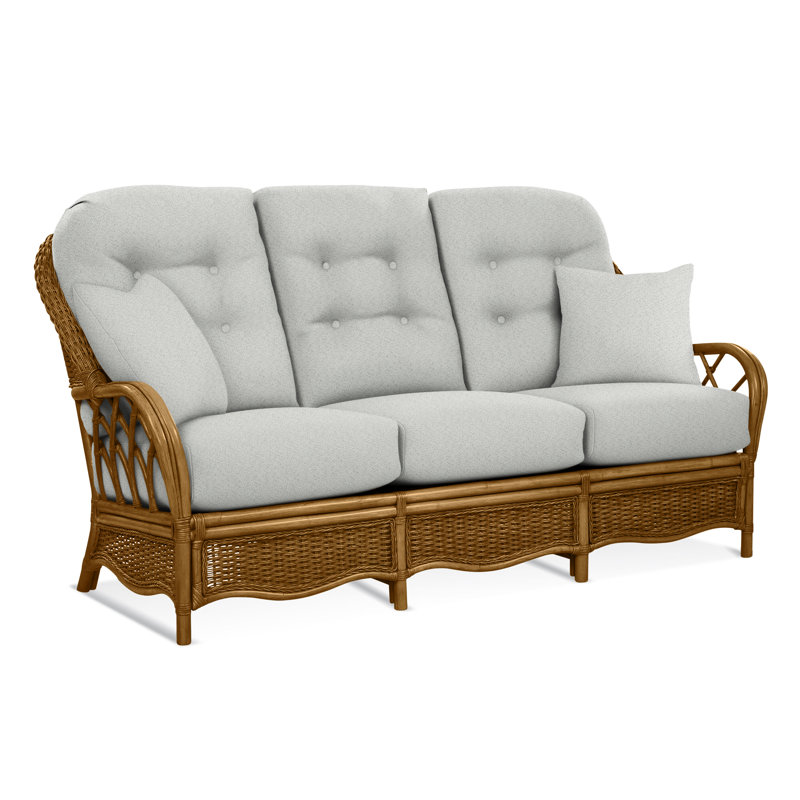 Everglade Upholstered 76'' Sofa, Gray Sugar Performance; 0863-84, Havana