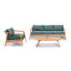Elswick Teak 4 - Person Patio Conversation Sets with Cushions