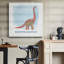 Brachiosaure - Toile tendue avec châssis de qualité supérieure - prête à être accrochée