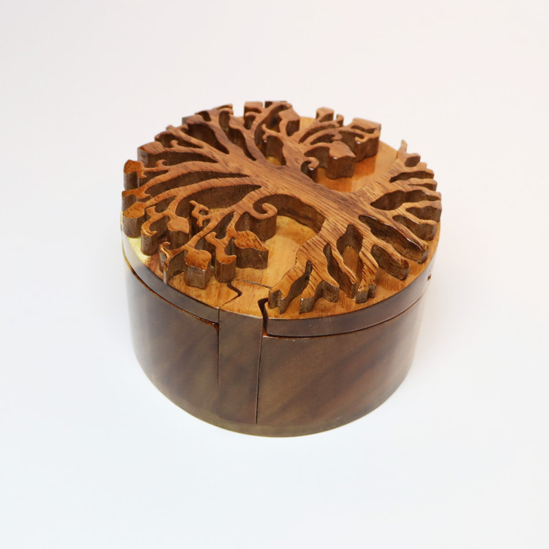 Boîte à énigmes Intarsia