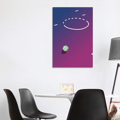 Basketball Court Pigalle by Avesix - Wrapped Canvas Print