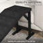 Rampe pour chien avec tapis antidérapant et plateforme supérieure, 74 po x 16 po x 25 po, noir, bois