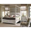 Ivory Key Canopy Bed-12358441