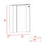 Bureau rectangulaire pliable Wakeman - blanc