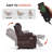 Power Recliner Lift Chair with Vibration Massage and Heat & Extended Footrest, Faux Leather-1028482563