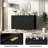 Fluted Wood Dresser 6 Drawers Dresser-1563666967