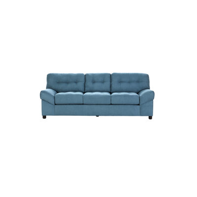 Hughes Furniture 25100 Upholstered Sofa, Bonanza Sky