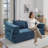 Dential 70.8" Upholstered Loveseat Convertible Sleeper Sofa Bed-622088104