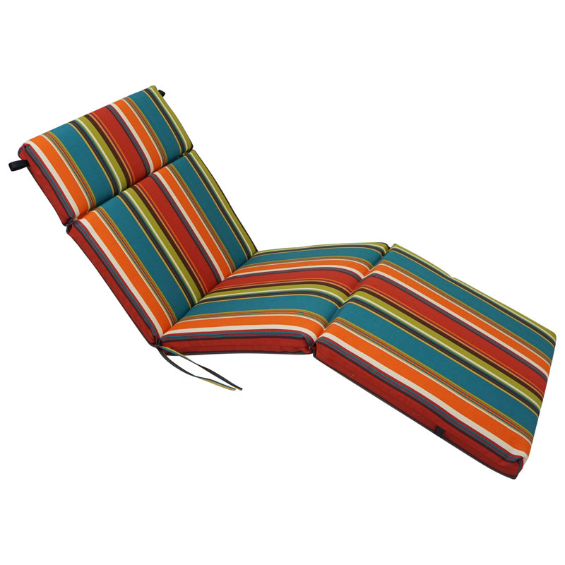 Outdoor 3'' Chaise Lounge Seat / Back Cushion