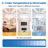Mlian 9 Playwood Double-sided White and Light-colored Wood Grain Blades 60in Ceiling Fan Large LED Dimmable Light, 6-Speed Remote Control, Reversible DC Motor,White-1180865241-1180865242