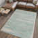 Kaylonie Modern Berber Stripe Cream/Turquoise Rug