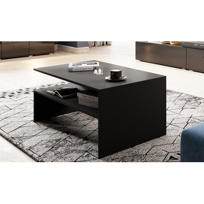 Carlotta Solid Coffee Table with Storage