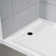 OVE Decors 72" x 36" Rectangle Shower Base Pan, White Acrylic, Hidden Side Drain, Reversible Design