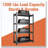 4-Tier Adjustable Metal Storage Shelf