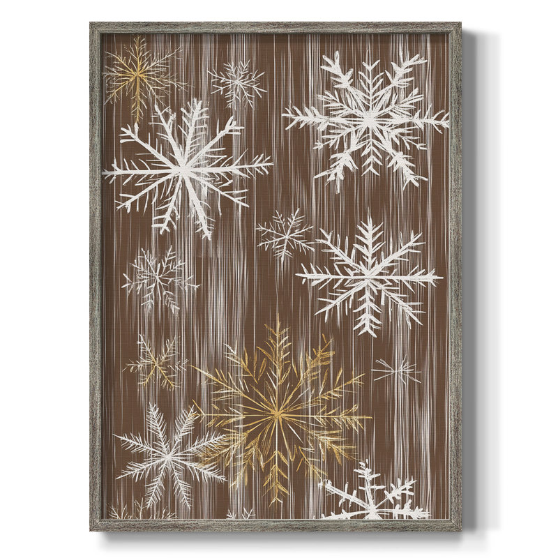 «Christmas Holiday Art XXII», reproduction encadrée - bois massif, H 21 po x l 17 po