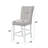 Elizaveta Velvet High Gloss Counter Height Chair (Set of 2)