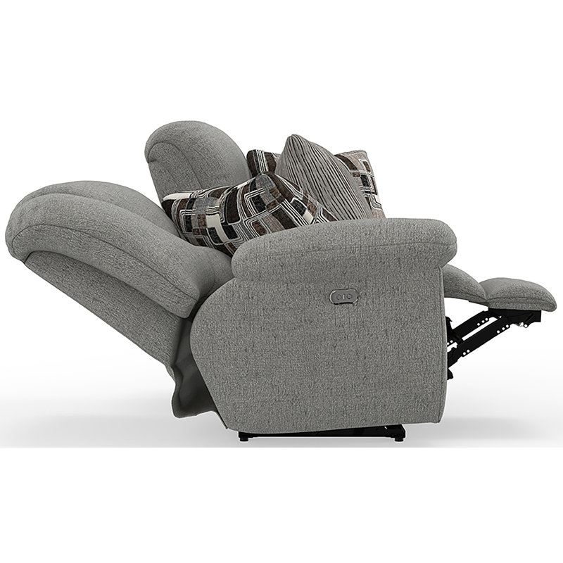Chagoya Power Reclining Loveseat with Zero Gravity Seating, Light Grey