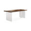 Bureaux rectangulaires en bois massif noyer-107817808