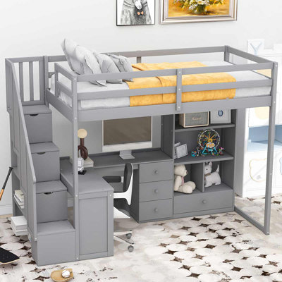 Kids Twin Loft Bed