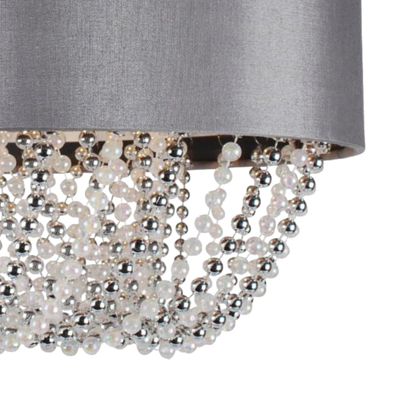 Lalonde Fabric Semi Flush Mount, 20" H x 30" W x 30" D