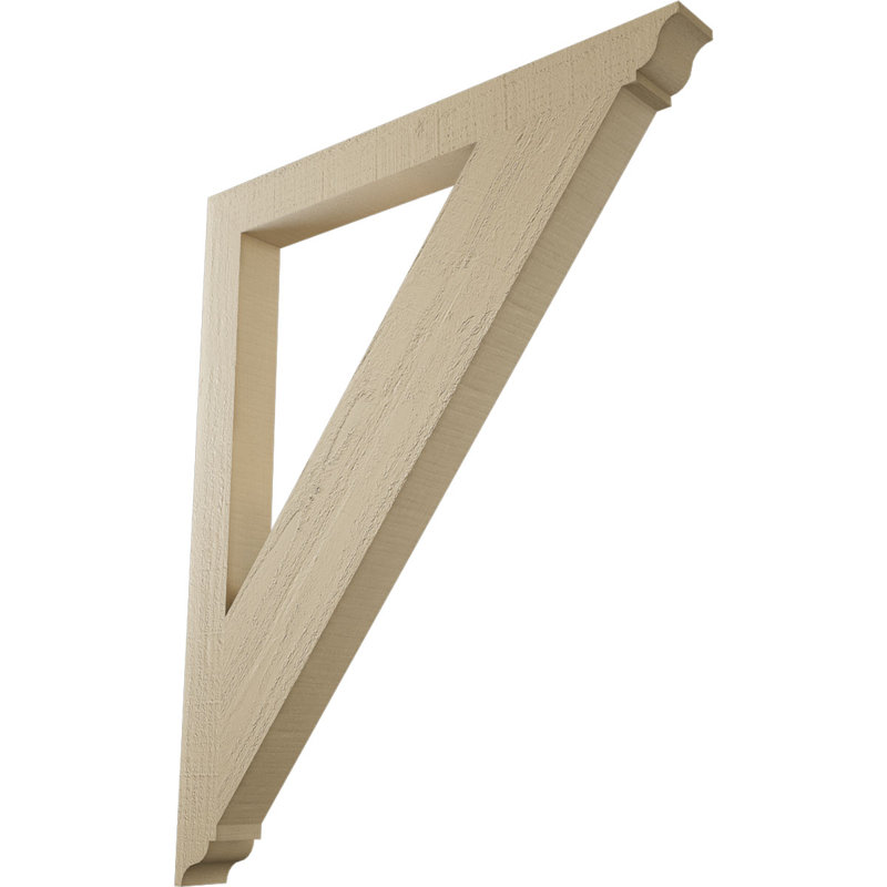 Support traditionnel en cèdre brut à grain de bois TimberThane, H 44 po x l 3,5 po x P 36 po
