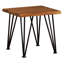 Table d'appoint d'extérieur carrée Lvert 18,05 po x l 18,05 po