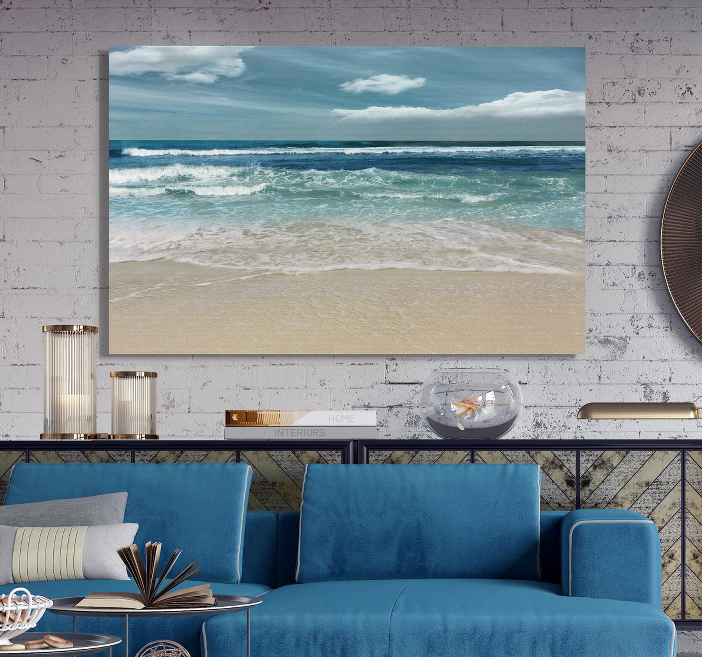 the beach furniture wall art