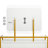 Vanity set with 3 color mirrors