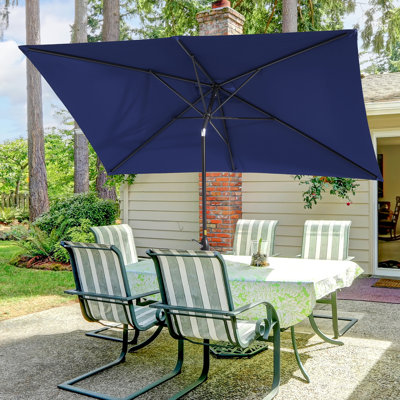 Parasol de marché rectangulaire 120 po x 78 po Dorace