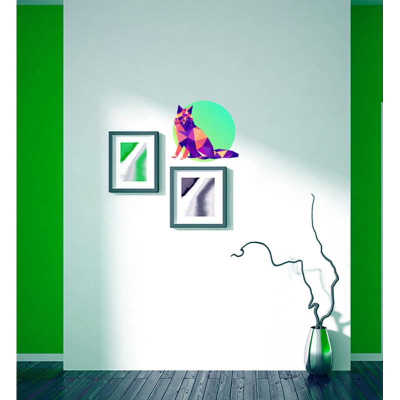 Animals Wall Decal, 10" H x 10" W
