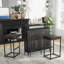 Narander Upholstered and Genuine Leather Bar Stool-1915009527