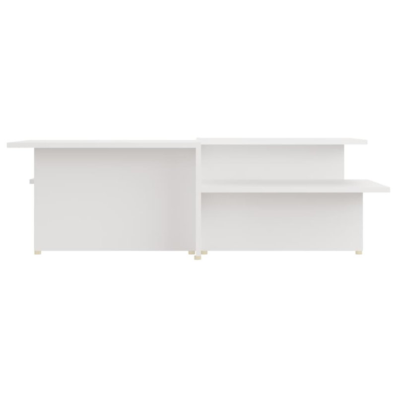 Dellena 2 Piece Coffee Tables 111.5x50x33 cm Engineered Wood, White