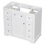 Meuble-lavabo 36 po sans lavabo, base d'armoire seulement, une armoire et six tiroirs-1436574426