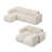 L-Shaped 3 Seat Modular Cloud Sectional Sofa-611947367