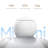 12" Rough-In 16.54"Seat Height Round Egg-shaped Semi-smart Siphon Toilet, Fully Automatic for Small Bathrooms